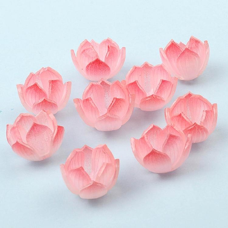5 Stück Harzblumen-/Blattverzierungen Schmuckherstellung Zubehör Haaraccessoires Kits