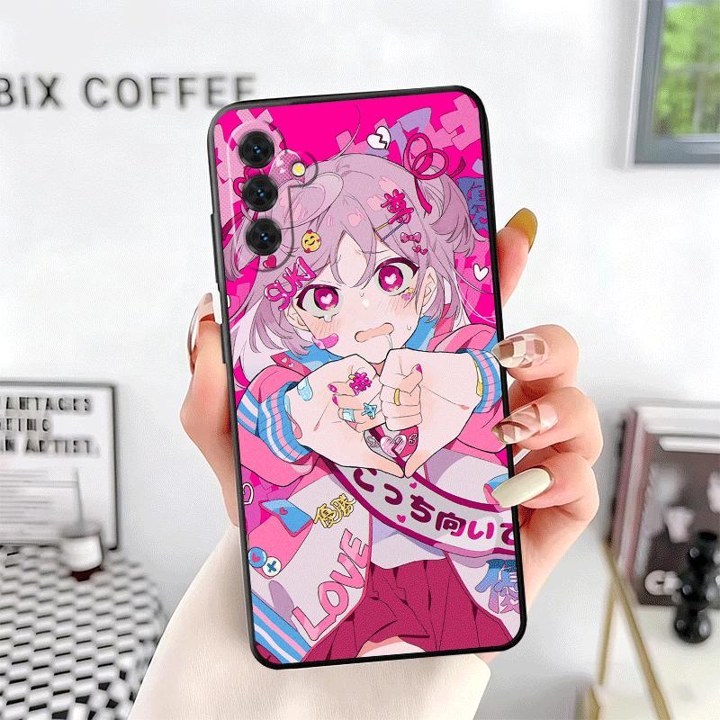 Anime Kwaii Girl Ins Style Soft Phone Case for Samsung A17 A37 A57 A16 A26 A36 A56 A15 A25 A35 A55 A14 A24 A34 A54 A13 A23 A33 A