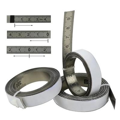 Miter Track Tape Measure Self Adhesive Metric Stainless Steel Scale Ruler 1M For T-track Router Table Saw Woodworking Tool
