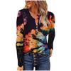 Damen Lässiger Rundhals Pullover Gestreift Spitze Lochmuster Frühling Und Lange Ärmel