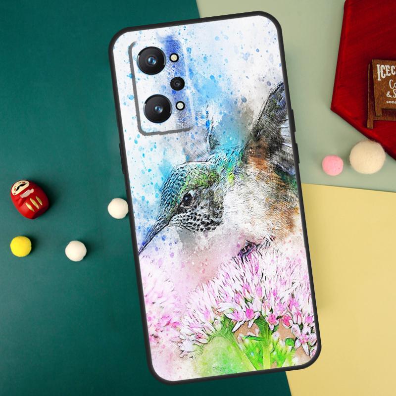 

Hummingbird For Realme GT7 Pro 15 13 10 11 12 14 Pro Plus C55 C71 C75 C67 C63 C61 C53 C35 C65 GT6 Case Realme 15 Pro