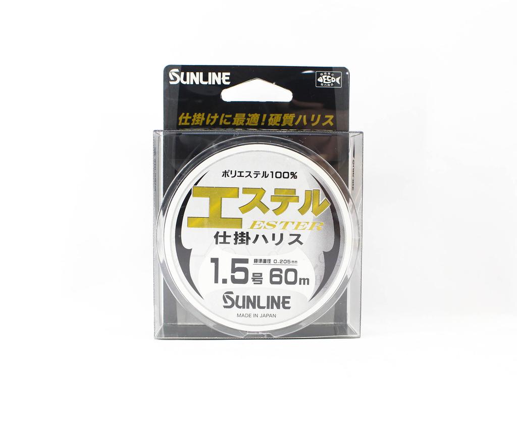 Sunline Ester Leader HG Clear 60m #1.5 6lb 0.205mm (6863)