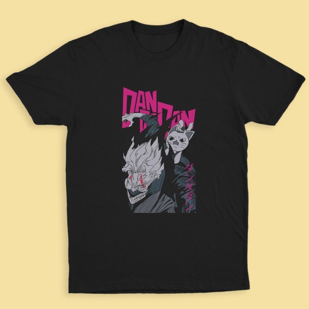 Dandadan Okarun Ken Turbo T-Shirt Anime Graphic Tee Unisex Black Cotton S-5XL