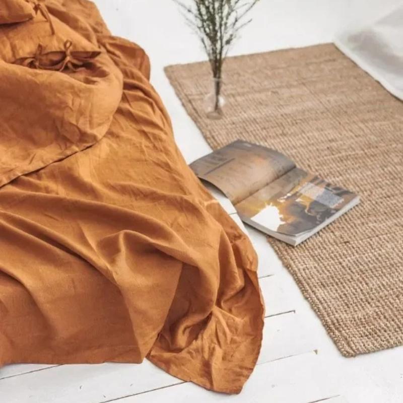 280cmx100cm Pure Linen Fabric for Sewing Quilting Fabrics DIY Crafts Bags Baby Clothing Dress Bedding Sets Handmade Sewing