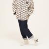 MLB Chunky Liner Retro Floral Casual Trendy Slip-Resistant Low-Top Skate Shoes Kids sneakers Off-White 7ASXCM33N-50WHS