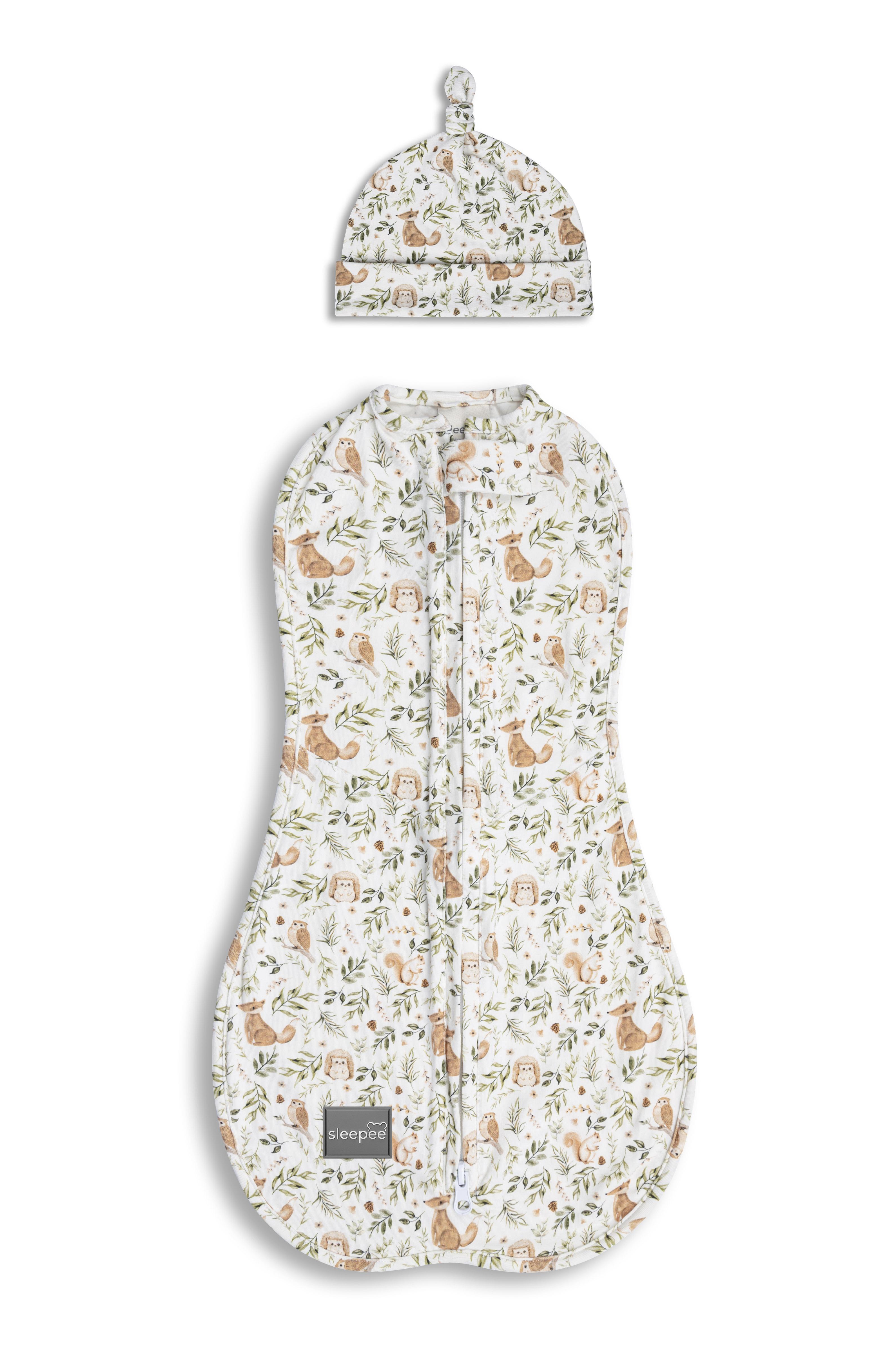 Lange deuxième étape avec bonnet Ivory Forest blanc