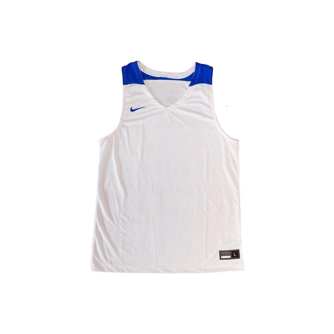 

Nike Basketball Jerseys Men s White Moderate Halter Neck AV2095-108 XXXL