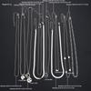 10Pcs/Set Women's Simple Stackable Pendant Necklaces Set Fashion Love Heart Multilayer Necklaces Female Party Jewelry Gifts 2026