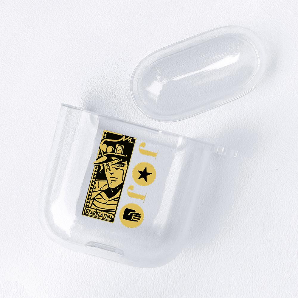 Anime Manga JoJos Bizarre Adventure Soft TPU Case for AirPods 3 2 1 Pro Cute Transparent Airpod Pro Airpod Cases Luxury