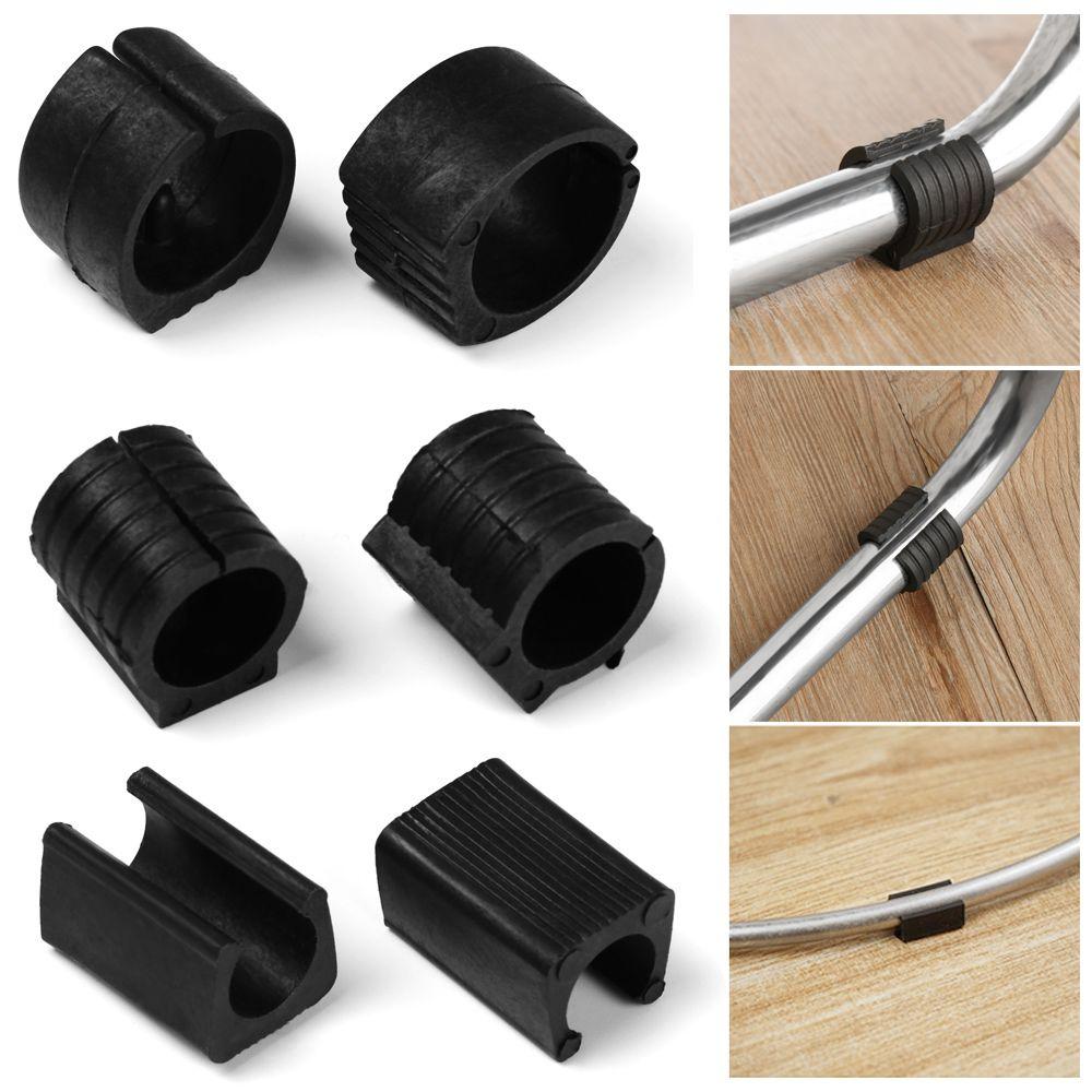 10Pcs Durable U Shaped Chair Leg Pad Non-slip Tube Caps Anti-front Tilt Damper Stool Pipe Clamp Glides Feet Leg Floor Protector