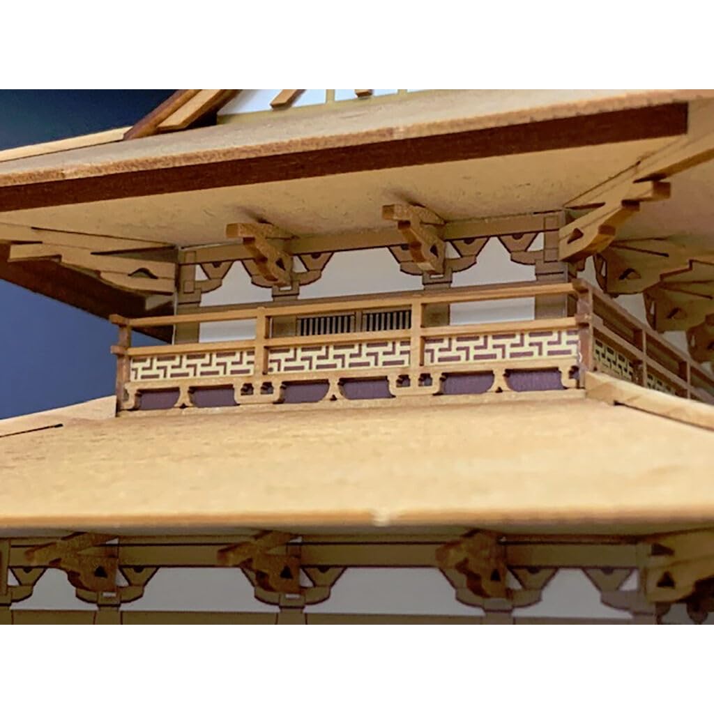 Woody Joe 1/150 Horyuji Temple Kondo Wooden Model Assembly Kit (Building)