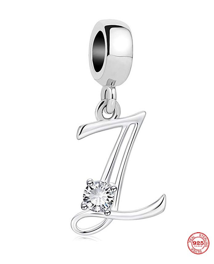 

Copper Metal Bead Components Elegant Exquisite Letter Charm Bead Components Ideal Designed For Authentic Original Bracelet High Quality Fine Jewelry