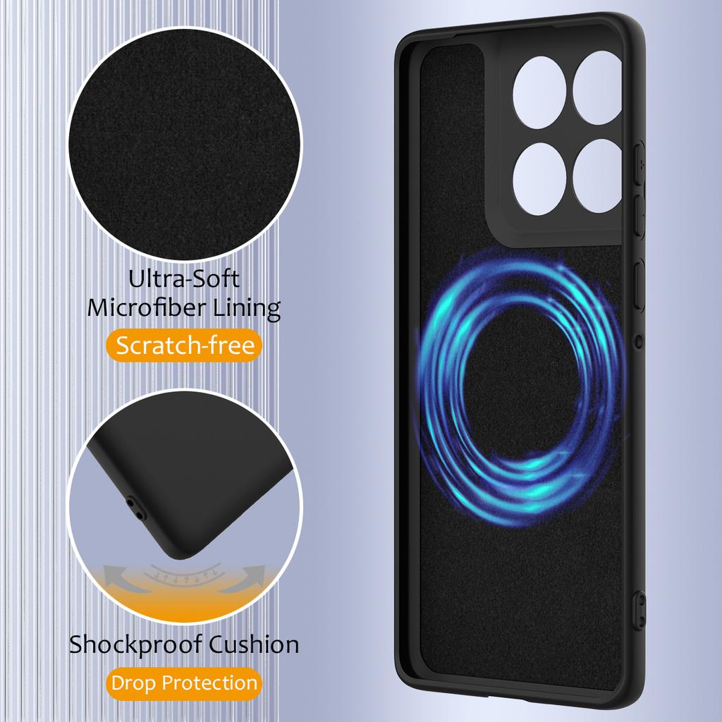For Motorola Edge (2025) 5G Case Compatible with MagSafe Anti-Drop Liquid Silicone Phone Cover