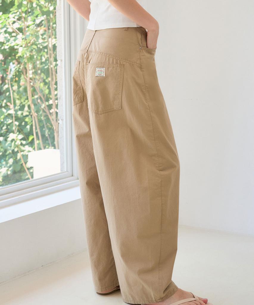 HAINT Vellon Crinkle Balloon Pants 3Col_Beige