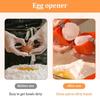 Egg Shell Opener Multifunctional Egg Cracker Tools Easy Eggshell Opener for Raw & Hard Boiled Eggs Shells Remover Kitchen Gadget