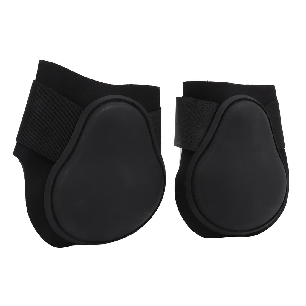 1 Pair Horse Support Boots Neoprene PU Shell Horse Hind Leg Boots for High Speed Sports