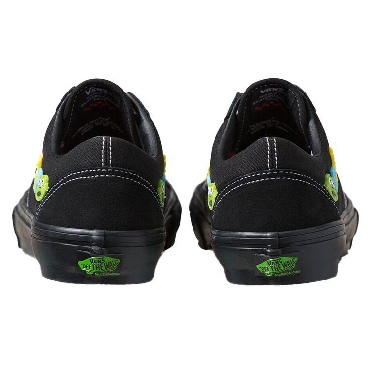 Frog Skateboards x Vans Skate Old Skool Black Unisex Sneakers Multi-Color VN0A5HF33LT