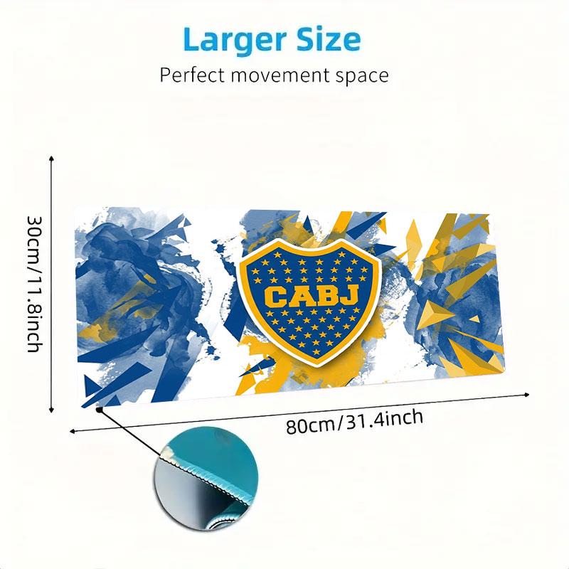 Boca Juniors Large Size Mouse Pad Large Gaming Table Cushion Non-slip Laptop Tablet Big Mousepad XXL Mat Mini PC Playmat With Lock edge