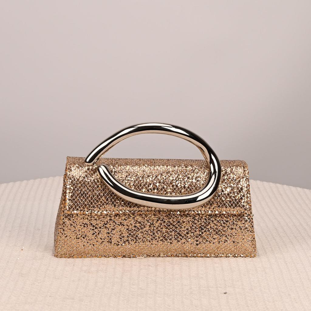 New French Handbag Small Square Bag Niche Fashion Personalized Shoulder Bag Retro Satin Messenger Women's Bag Explosion