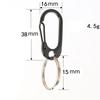 Zinc Alloy Outdoor Climbing  Hook Carabiner D-ring Keychain Clip Equipment Supplies
