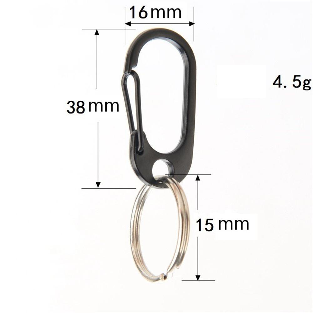 Zinc Alloy Outdoor Climbing  Hook Carabiner D-ring Keychain Clip Equipment Supplies