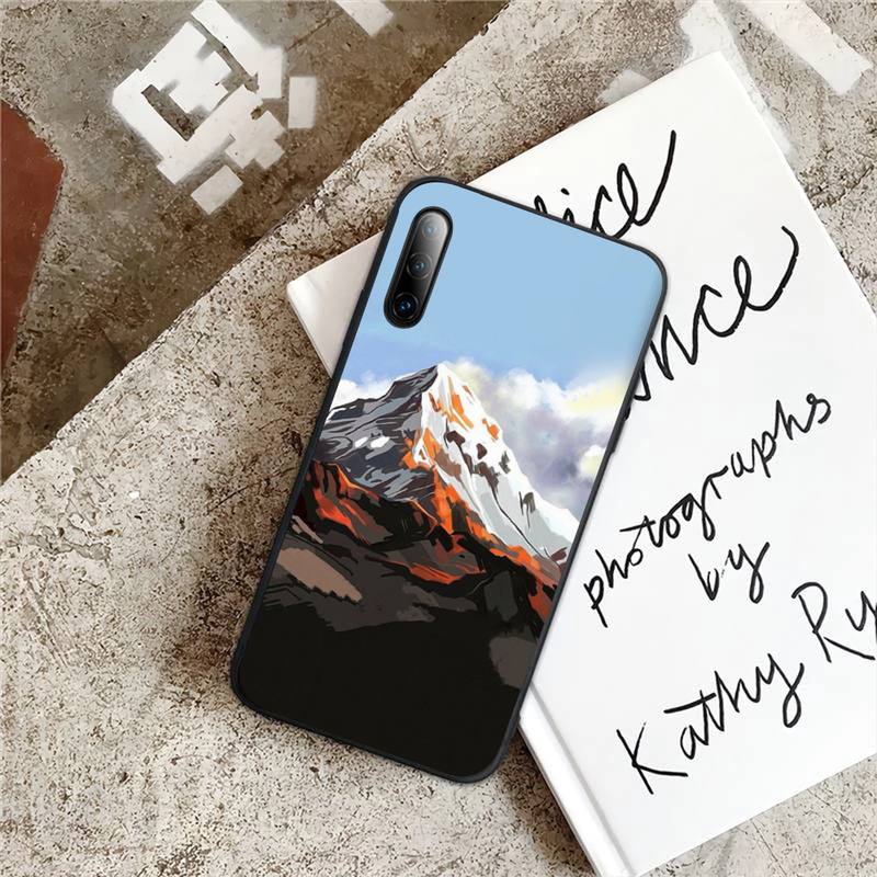 Schöne Berg Handyhülle für Samsung A70 A50 A30 A20 A10 A30S A50S A51 A71 A52 A72 A 70 50 30 S 50S Hülle