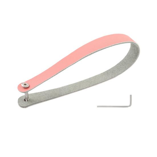 Faux Cowhide Pull Strap for Brompton Folding Bike Carrier Block Fake Leather Quick Release Bicycle Carrier Block Pull Belt Handle Wrench