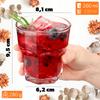 KADAX Szklanki 230ml Zestaw Do Napojów Drinków