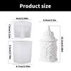 Silicone Mould for Candle Making and Resin Art Castles Memories Storage Cup Crafting Nordic Designs Home Decoration