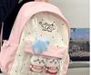 Schoolbag High-value Girl Backpack Cute High School Student Junior High School College Student Schoolbag Small Food Transparent Pain Bag New Backpack