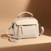 New High-quality Soft Leather Shoulder Bag for Women's Wallet, Simple Crossbody Bag, Textured Leather Oval Shoulder Bag