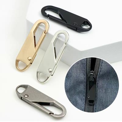 10pcs Zipper Sliders Cord Pack Universal Zipper Pull Repair Kit – Replaceable Metal Sliders & Strings for Clothing, Bags