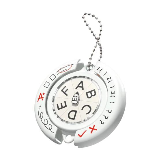 

Fate Decision Stress Relief Toy Anxiety Turntable for Adults Rotating Fun Wheel Toy Gift for Men Women білий