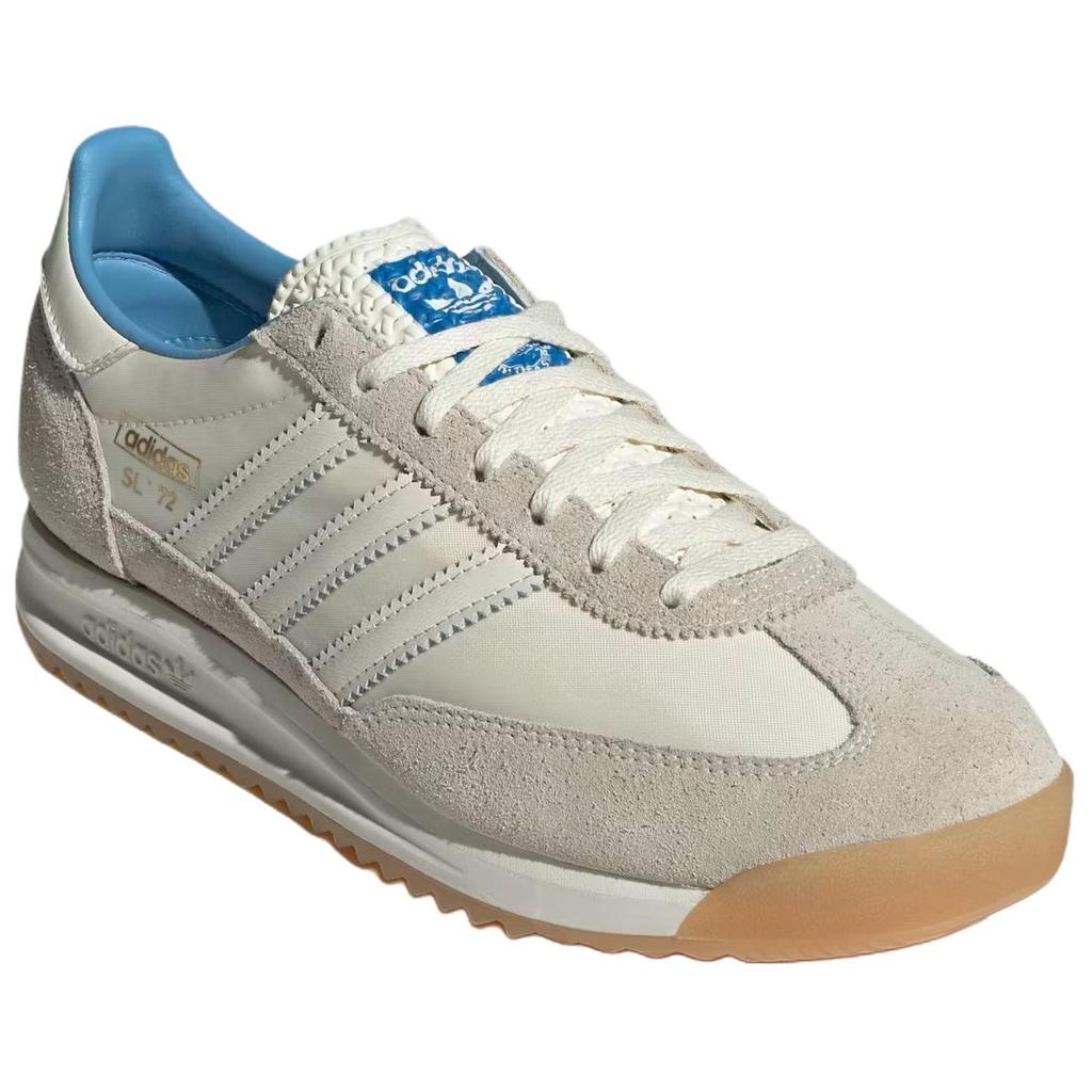 Adidas Originals Sl 72 Rs Soft Comfortable Non-Slip Wear-Resistant Low-Top Running Shoes Men Sneakers Off-White JQ3501