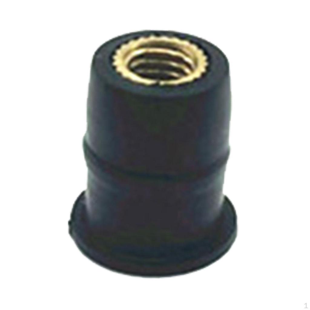 M5 Rubber Well Nut Fairing Fastener Spare Parts Assembly Motorcycle Accessories Direct Replaces