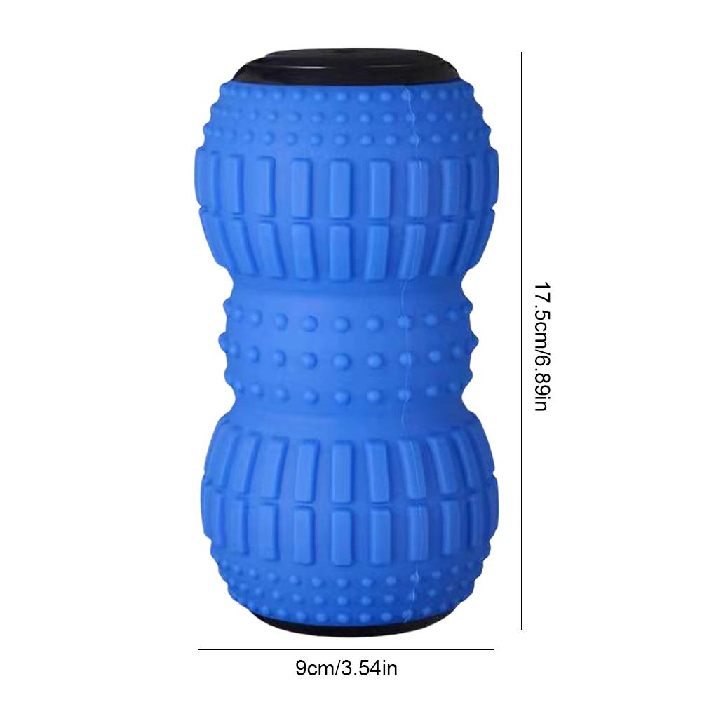 Electric Peanut Ball Ergonomic Massage Ball Rechargeable Vibrating Roller 3 Speed for Myofascial Release & Muscle Recovery