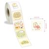 500 Cartoon Corner Creature Stickers: Cute Rolled Stickers for Journals, DIY Notebooks, Stationery, and Kids' Crafts