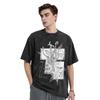 New Hikaru Died Man Clothing 100Cotton Washed Tshirt Casual Fashion Tee Y2K Retro O Neck Streetwear Women Oversized Casual Top