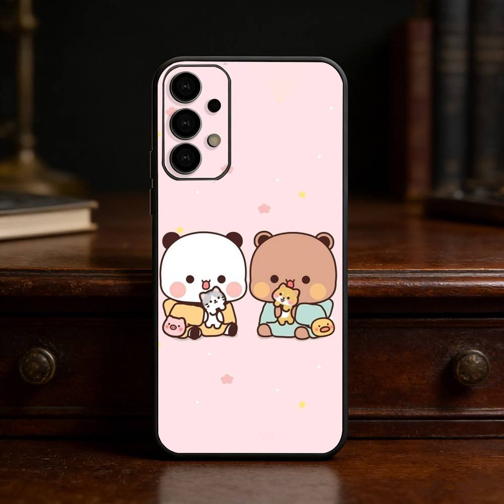 

Cute BuBu DuDu phone Case For Samsung S25,24,21,22,23,30,Ultra,20,Plus,Fe,Lite,Note Soft Black Cover Samsung S25