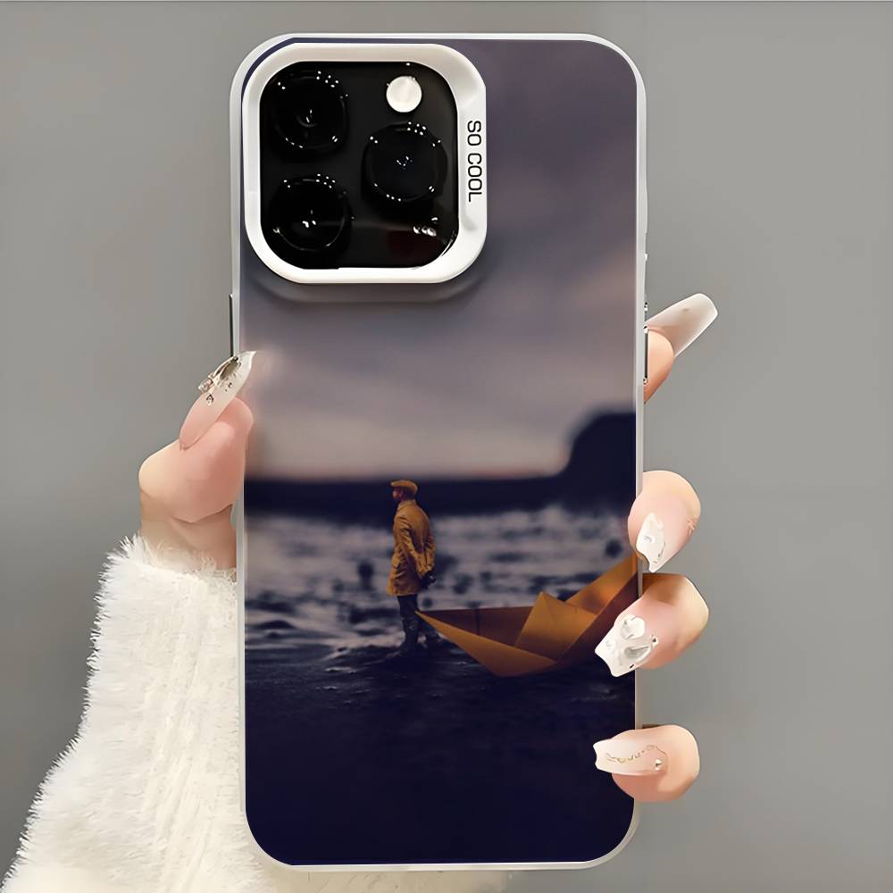 Sailing Boat  Phone Case  Phone Case For iPhone 14 16 15 11 12 13 Pro Max Mini Plus Shockproof Cover