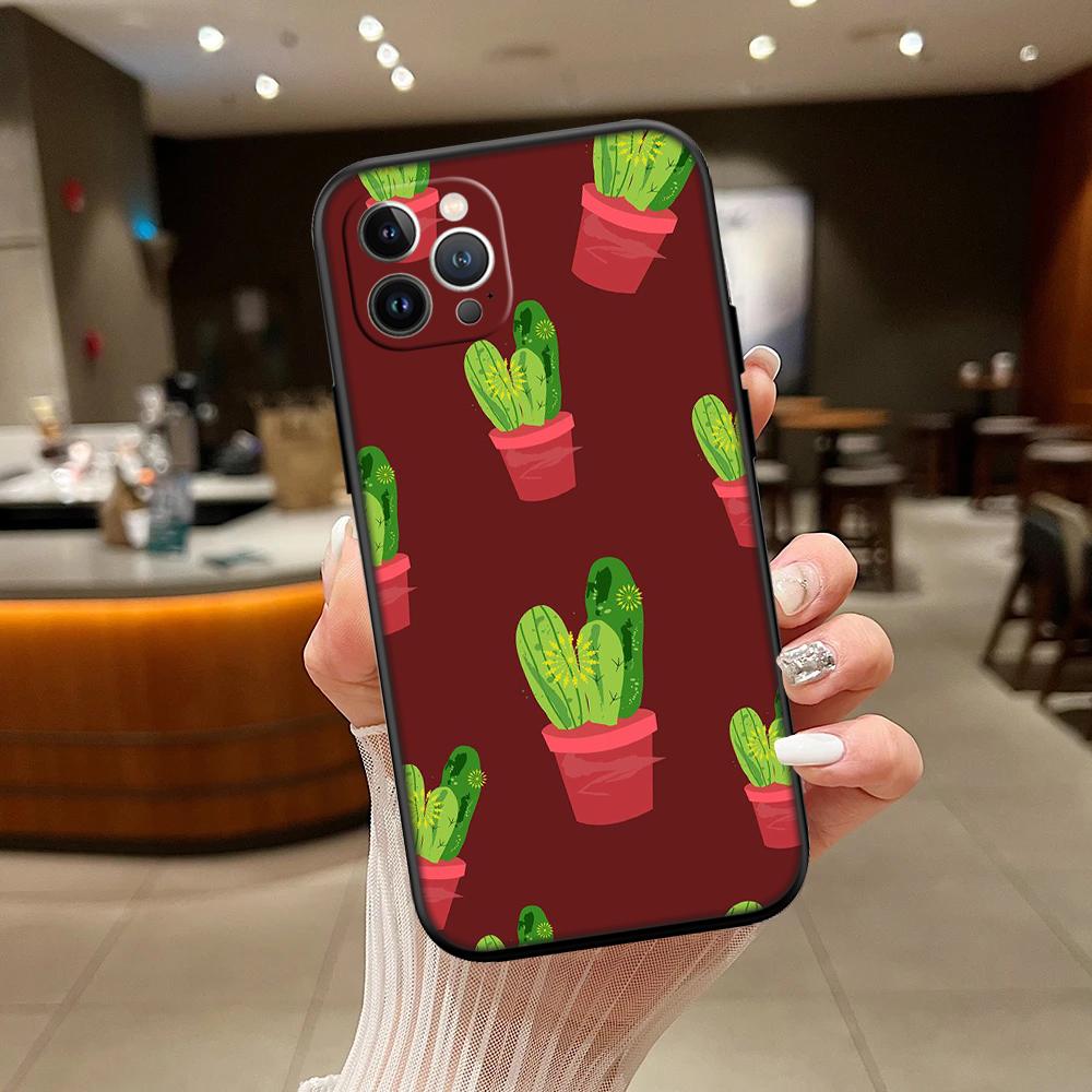 RA33 Watercolour Cacti Succulent Shell Phone Case for Xiaomi Poco C40 C50 C51 C55 C65 C71 C75 F3 F5 F6 F7 M2 M3 Pro Ultra