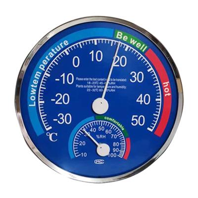 Temperature Humidity Detector Meter Gauge for Indoor Home Baby Room Wall Analog Thermometer Hygrometer(English Version)