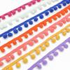 20yard Mini Size Pom Pom Trim 1.2cm Ball Tablecloth Edge Pompom Fringe Ribbon Pillow Decoration DIY Craft Mini Pearl Pompom