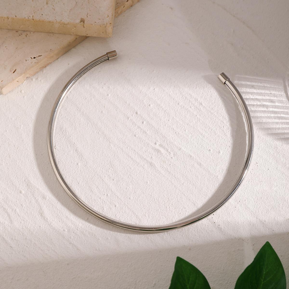 

Аксессуары ключичная цепочка нишевый чокер ожерелье минималистский ветер покрытый глянцевый кольцо холодный ветер воротник