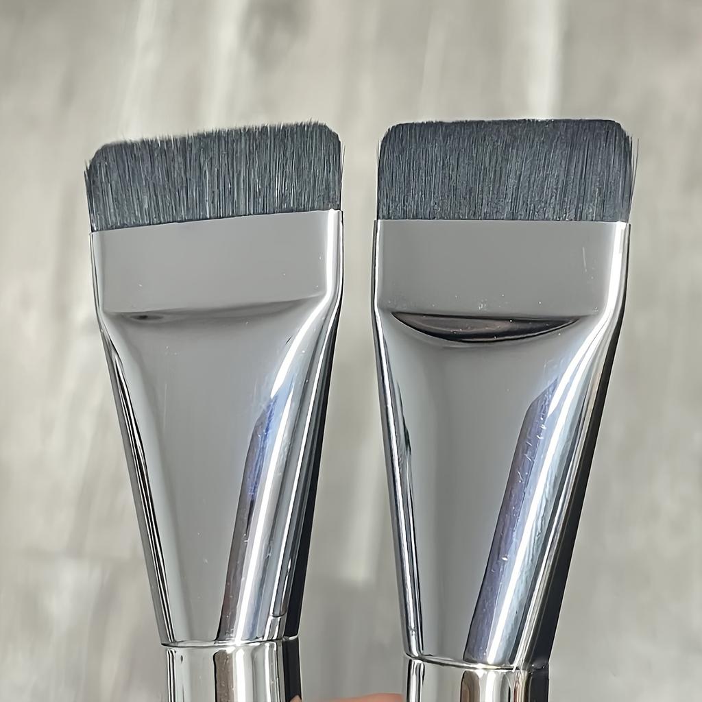 Pędzle z nylonu premium z eleganckimi metalowymi uchwytami – idealne do malowania olejem i akwarelami, artykuły malarskie