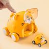 Animal Themed Inertia Toy Car For Kids With Interactive Play And Durable Plastic Material