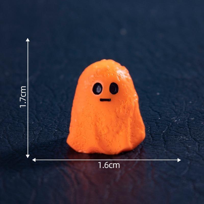 10PCS Originality Shoe Charms Set Accessories Hole Shoe Buckle for Resin Cute Halloween Ghost DIY 3D Shoe Decorations Party Gift