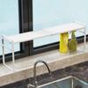 Iron Expandable Cabinet Shelf Large Capacity Cabinet Partition Shelf Narrow Spice Rack  Windowsill