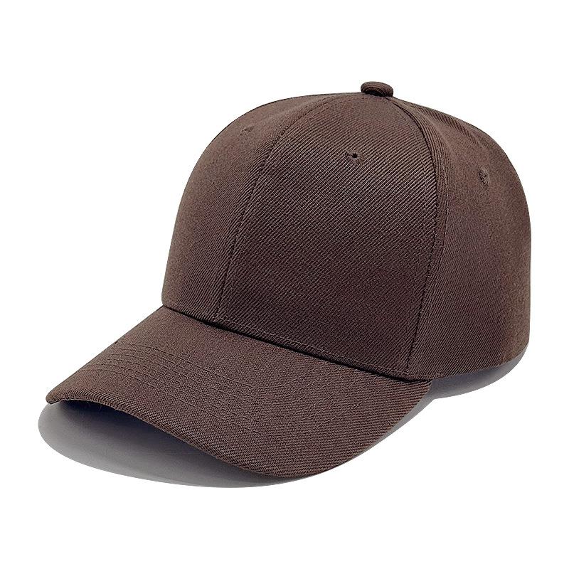 Six-piece Hair Green Solid Color Baseball Cap for Men and Women Baseball Caps Sun Protection