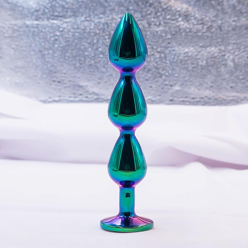 Adult Masturbation Sexual Wellness, G-point Massage, Metal Anal Plug, Gem Base Butt Plug, Anal Massage Dilatancy Toys